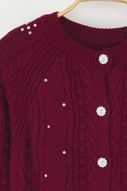 Ekru Cift Tarafl? Kullan?labilen Triko Kazak-H?rka TWOAW24KZ00144 - Trendyolmilla фото 21