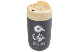 Термокружка 400 мл 8,5*8,5*15,5 Coffee Hot & Cold, серая - Elan gallery фото 6