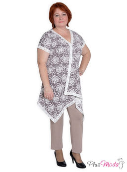 Туника Модель №279 размеры 44-80 - Plusmoda фото 4