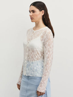 Кардиган из кружева / Zarina фото 4