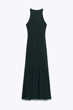 GODET TULLE LONG DRESS - Zara фото 7
