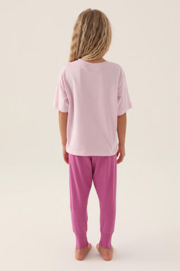 Фиолетовый пижамный комплект для девочки Неожиданная скидка в корзине - U.s. polo assn фото 7