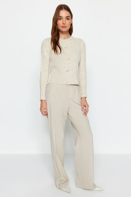 TRENDYOLMILLA Siyah Basic Ceket Gorunumlu Triko H?rka TWOAW24HI00090  фото 10