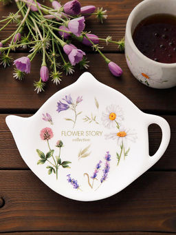 ПОДСТАВКА ПОД ЧАЙНЫЙ ПАКЕТИК AGNESS FLOWER STORY 12*8,5*1,5 СМ