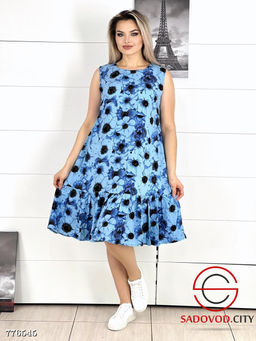 Сарафан в цветочек летний