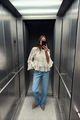 JEANS Z1975 STRAIGHT HIGH WAIST LONG LENGTH - Zara фото 2