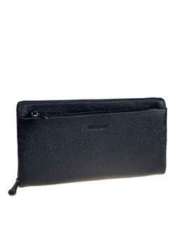 Клатч мужской из натуральной кожи, цвет черный - Greta фото 2