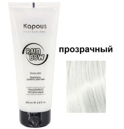 Прозрачный Краситель прямого действия для волос Rainbow, 200 мл