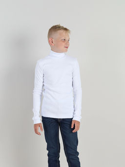 CRB wear/CWKB 63152-20 Водолазка для мальчика,белый/Ex.Cherubino фото 2