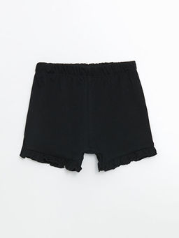 Beli Lastikli Basic K?z ?ocuk ?ort 2li