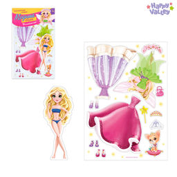 Магнитная игра Одень куклу: волшебный мир