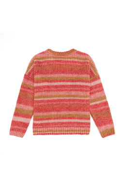 U. S. Polo Assn Свитер с круглым вырезом для девочек с цветком граната - U.s. polo assn фото 2