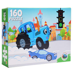 Пазлы 160 "Синий трактор"