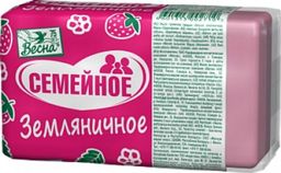 ВЕСНА СЕМЕЙНОЕ мыло б/об 140гр Земляничное