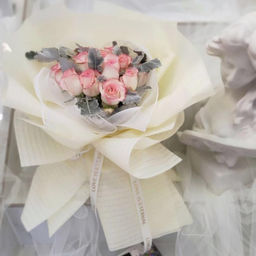 Пленка для цветов Послание, мятный, 0,6 х 10 м - UPAK LAND фото 3