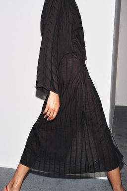 MIDI DRESS WITH TOGGLES ZW COLLECTION - Zara фото 2