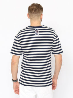 CRB wear/CWSM 60368-41 Футболка мужская,темно-синий/Ex.Cherubino  фото 3