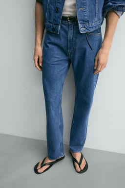 JEANS STRAIGHT ANKLE FIT / Azul - Zara фото 7