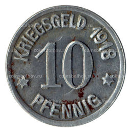 Монета 10 пфеннигов 1918 года Германия  Нотгельд (Кобленц)