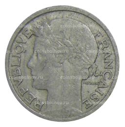 Монета 1 франк 1948 года В Франция