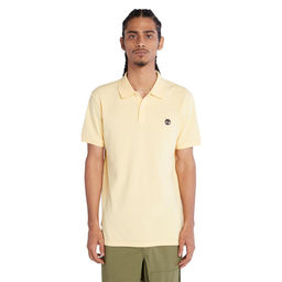 Мужские поло с коротким рукавом Timberland Polo Millers River Elevated Tipped Slim TFO желтая фото 4