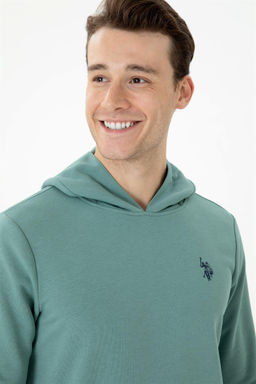 Мужской мятный свитшот - U.s. polo assn фото 2