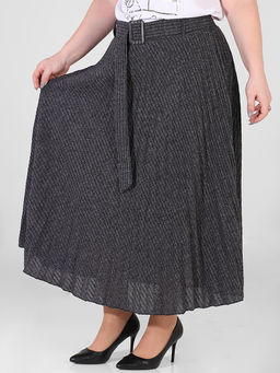 Юбка плиссированная длинная - Almond фото 8