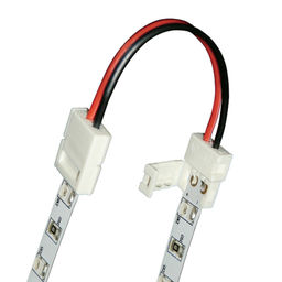 UCX-SS2/A20-NNN WHITE 020 POLYBAG Коннектор для соединения светодиодных лент 2835(3528) между собой, 2 контакта. IP20. Белый. 20 штук в пакете. TM Uniel