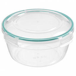 Контейнер для продуктов герметичный круглый 2,3л с замками (бесцветный) 221161618/02 - Homestar фото 2