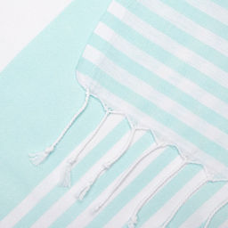 Пештемаль для пляжа, бани, сауны Фортуна 100х180 см, мятный - Lovelife фото 4