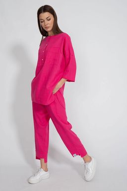 Джоггеры льняные 4082 - Kivviwear фото 2