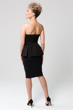 Корсет с баской из трикотажа на подкладке - Looklikecat фото 5