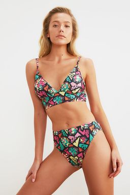 TRENDYOLMILLA Zebra Desenli Yuksek Bel Regular Bikini Alt? TBESS21BA0320  фото 10