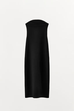 VESTIDO PUNTO PALABRA DE HONOR / Negro - Zara фото 5