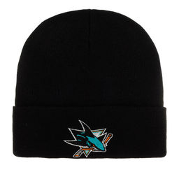 Шапка AMERICAN NEEDLE арт. 21019B-SJS San Jose Sharks Cuffed Knit NHL (черный)