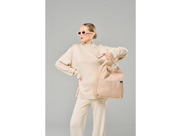 Сумка женская текстиль Lanotti 1701/Бежевый