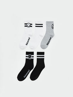 Desenli Erkek ?ocuk Soket ?orap 5li