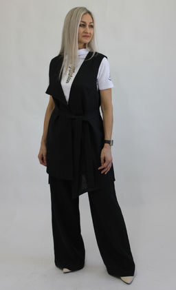 100% ЛЁН Жилет - Елецкие узоры фото 4