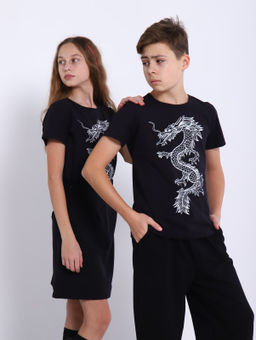 Футболка Горыныч черный - Ладошки фото 14