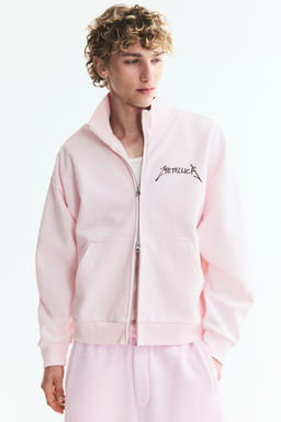 Chaqueta sudadera con estampado Oversized Fit - H&m фото 2