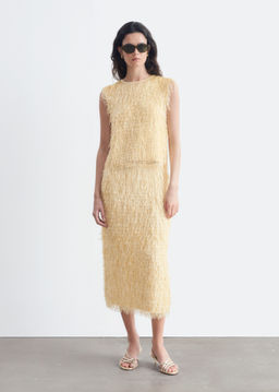 Falda l?piz con flecos - H&m фото 2