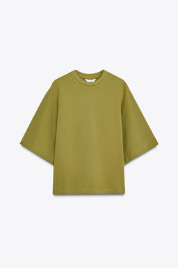 RUSTIC SHORT SLEEVE SWEATSHIRT - Zara фото 21