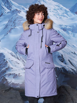 Женская зимняя мембранная парка Azimuth Глория 124/24006_7 Сладкий Лавандовый  фото 34