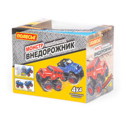 Монстр ВНЕДОРОЖНИК - Грузовик, автомобиль инерционный (в коробке) - Полесье фото 6