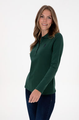 Kad_n Koyu Ye_il Basic Polo Yaka Sweatsh_rt Sepette S_rpriz _ndirim - U.s. polo assn фото 3