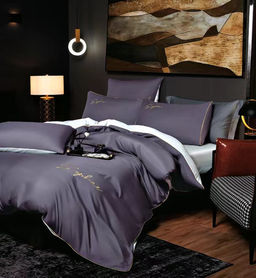 КПБ Candies однотонный с вышивкой на резинке по кругу CANOVR019 2 спальный