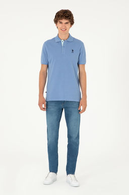 Мужская темно-синяя базовая футболка Неожиданная скидка в корзине - U.s. polo assn фото 4