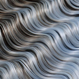 ГОЛЛИВУД Афролоконы, 60 см, 270 гр, цвет тёмно-русый/светло-голубой HKB6К/Т3930 (Катрин) - Queen fair фото 3