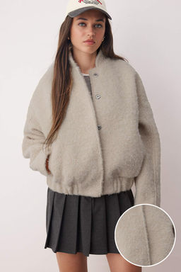 Ekru Regular Ince Ceket Mont - Trendyolmilla фото 8