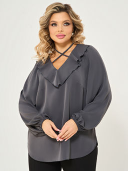 Блузка 0059-26 алый - Dora фото 109